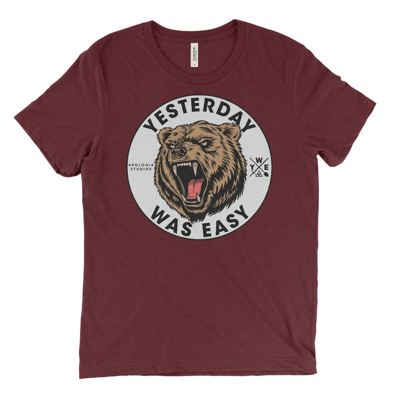 Yesterday Was Easy Bear | T-Shirt