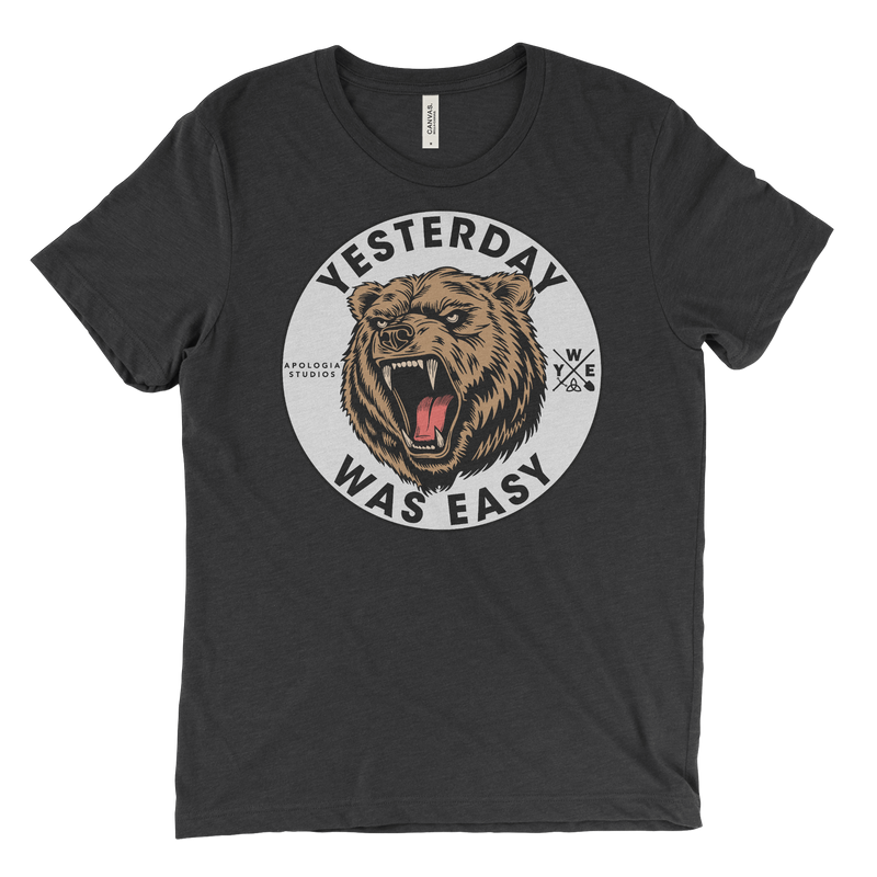 Yesterday Was Easy Bear | T-Shirt